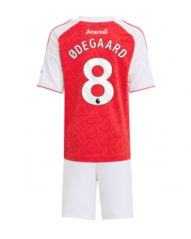 Arsenal Martin Odegaard #8 Maglia Gara Casa Repliche 2025-26 Bambino Maniche Corte